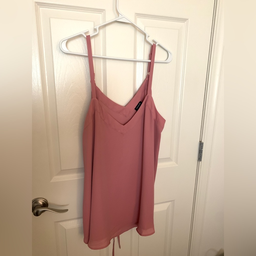 Light pink flowy tank top